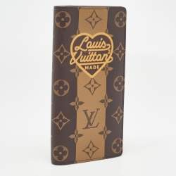 Louis Vuitton x Nigo Reverse Monogram Stripes Canvas Brazza Wallet