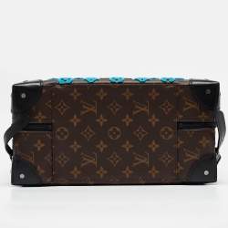 Louis Vuitton Turquoise Monogram Tuffetage Soft Trunk PM Backpack 