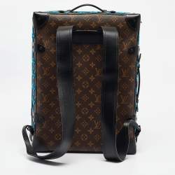 Louis Vuitton Turquoise Monogram Tuffetage Soft Trunk PM Backpack 