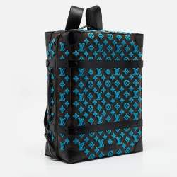 Louis Vuitton Turquoise Monogram Tuffetage Soft Trunk PM Backpack 