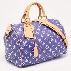 Louis Vuitton Amethyst Monogram Leather Speedy P9 Bandouliere 40 Bag