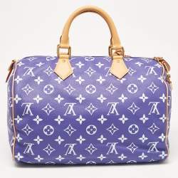 Louis Vuitton Amethyst Monogram Leather Speedy P9 Bandouliere 40 Bag