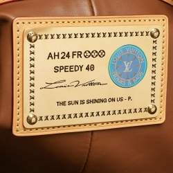 Louis Vuitton Amethyst Monogram Leather Speedy P9 Bandouliere 40 Bag