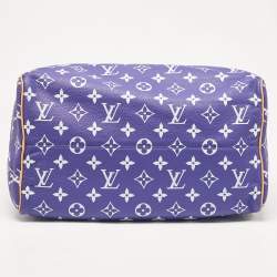 Louis Vuitton Amethyst Monogram Leather Speedy P9 Bandouliere 40 Bag