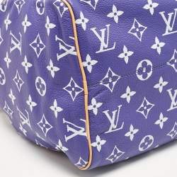 Louis Vuitton Amethyst Monogram Leather Speedy P9 Bandouliere 40 Bag