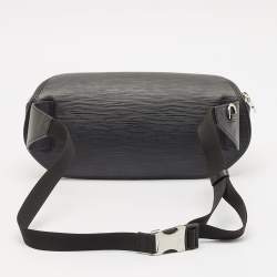 Louis Vuitton Black Epi Leather LV Initials Bumbag