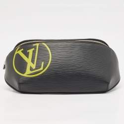 Louis Vuitton Black Epi Leather LV Initials Bumbag