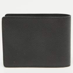 Louis Vuitton Black Taiga Leather Multiple Wallet
