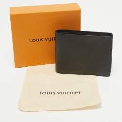 Louis Vuitton Black Taiga Leather Multiple Wallet
