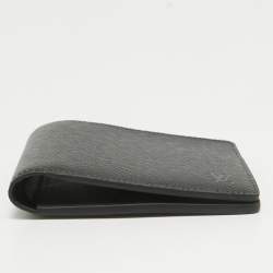 Louis Vuitton Black Taiga Leather Multiple Wallet