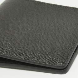 Louis Vuitton Black Taiga Leather Multiple Wallet