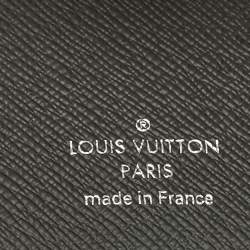 Louis Vuitton Black Taiga Leather Multiple Wallet