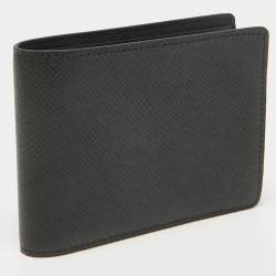 Louis Vuitton Black Taiga Leather Multiple Wallet