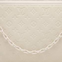 Louis Vuitton White Monogram Taurillon Leather Solar Ray A4 Pouch