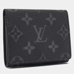 مملوكة مسبقًا Louis Vuitton Monogram Eclipse Canvas Envelope Business Card Holder