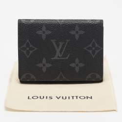مملوكة مسبقًا Louis Vuitton Monogram Eclipse Canvas Envelope Business Card Holder