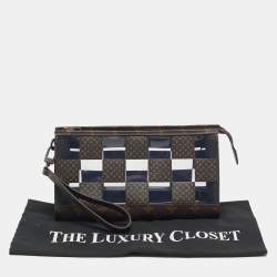 Louis Vuitton Monogram Chess Canvas and PVC Standing Pouch