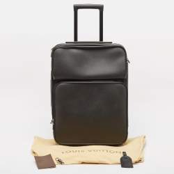Louis Vuitton Black Taiga Leather Business Pegase 55 Luggage
