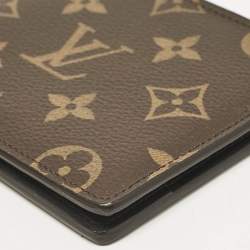 Pre Owned Louis Vuitton Monogram Canvas Hinge Multiple Wallet