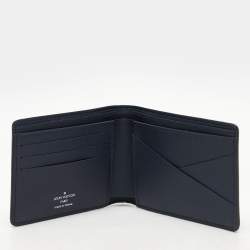 Louis Vuitton Navy Damier Graphite 3D Canvas Multiple Bifold Wallet