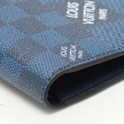 Louis Vuitton Navy Damier Graphite 3D Canvas Multiple Bifold Wallet