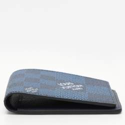 Louis Vuitton Navy Damier Graphite 3D Canvas Multiple Bifold Wallet