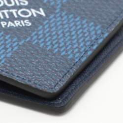 Louis Vuitton Navy Damier Graphite 3D Canvas Multiple Bifold Wallet