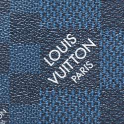 Louis Vuitton Navy Damier Graphite 3D Canvas Multiple Bifold Wallet