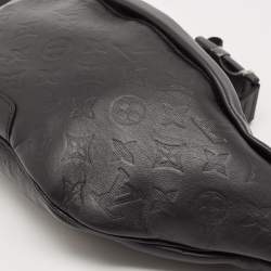 Louis Vuitton Black Monogram Shadow Leather Discovery GM Bumbag