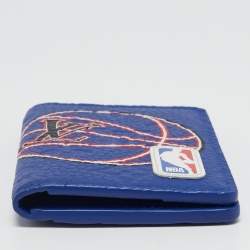 Louis Vuitton x NBA Blue Monogram Taurillon Leather Pocket Organizer