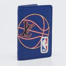 Louis Vuitton x NBA Blue Monogram Taurillon Leather Pocket Organizer