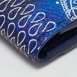 Louis Vuitton Blue Monogram Bandana Leather Pocket Organizer