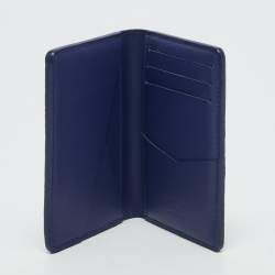 Louis Vuitton Blue Monogram Bandana Leather Pocket Organizer