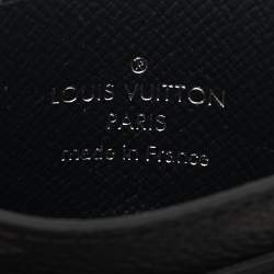 Pre Owned Louis Vuitton Monogram Eclipse Canvas Double Card Holder