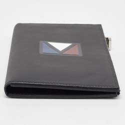 Louis Vuitton Black Leather America's Cup E-Zip Long Wallet