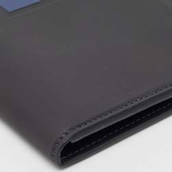 Louis Vuitton Black Leather America's Cup E-Zip Long Wallet