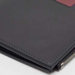 Louis Vuitton Black Leather America's Cup E-Zip Long Wallet