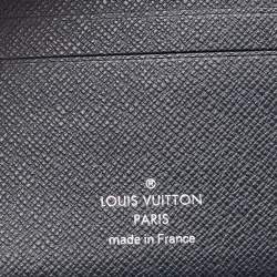Louis Vuitton Navy Blue Leather Multiple Bifold Wallet