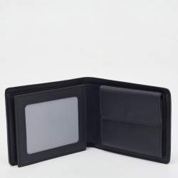 Louis Vuitton Navy Blue Leather Multiple Bifold Wallet