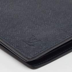 Louis Vuitton Navy Blue Leather Multiple Bifold Wallet
