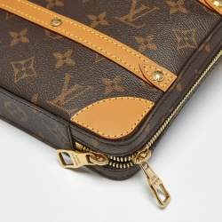 Pre Owned Louis Vuitton Monogram Canvas Soft Trunk Messenger PM Bag
