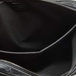 Pre Owned Louis Vuitton Monogram Eclipse Canvas Porte Documents Voyage PM Bag