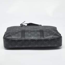 Pre Owned Louis Vuitton Monogram Eclipse Canvas Porte Documents Voyage PM Bag