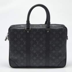 Pre Owned Louis Vuitton Monogram Eclipse Canvas Porte Documents Voyage PM Bag