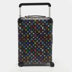 Pre Owned Louis Vuitton x Takashi Murakami Multicolore Monogram Canvas Horizon 55 Suitcase