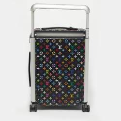 Pre Owned Louis Vuitton x Takashi Murakami Multicolore Monogram Canvas Horizon 55 Suitcase