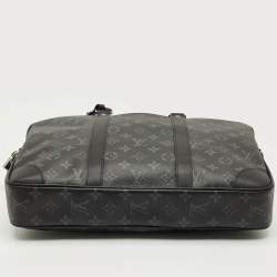 Pre Owned Louis Vuitton Monogram Eclipse Canvas Porte Documents Voyage PM Bag