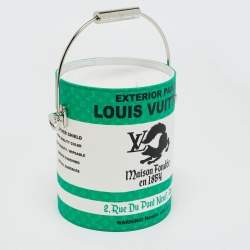 Pre Owned Louis Vuitton Green Monogram Canvas LV Paint Can Bag