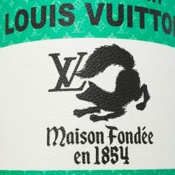 Pre Owned Louis Vuitton Green Monogram Canvas LV Paint Can Bag