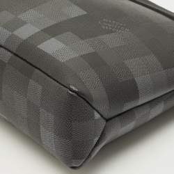 Pre Owned Louis Vuitton Black Damoflage Canvas Pochette Voyage Souple